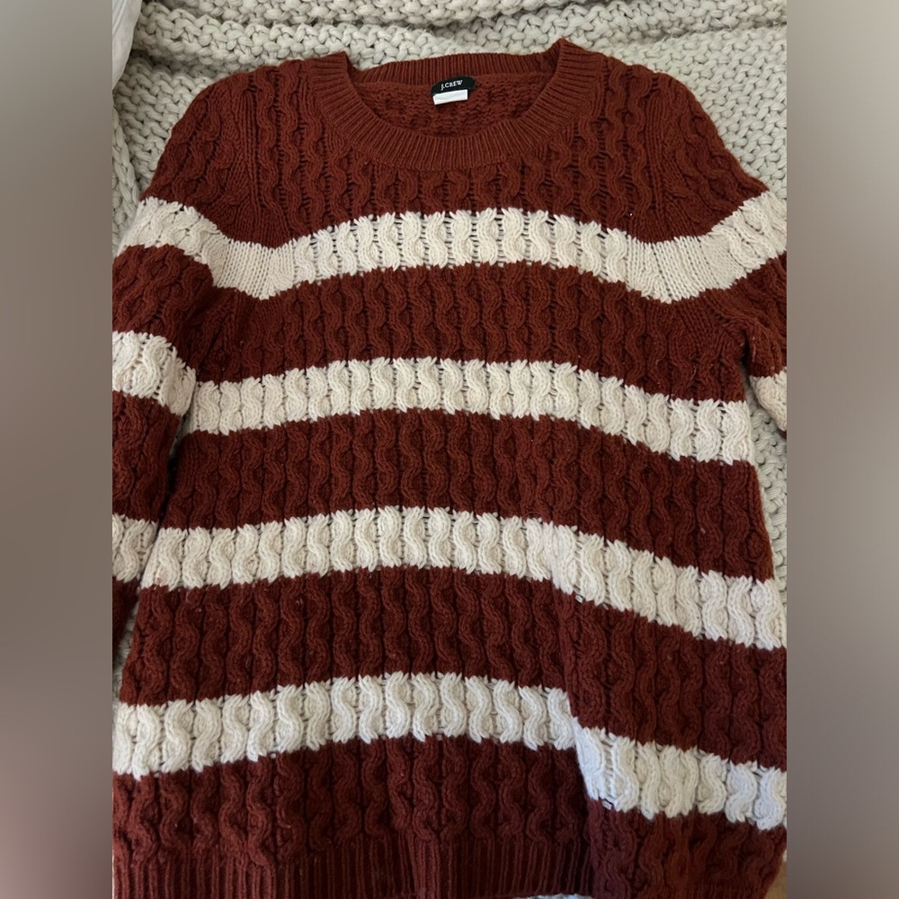 J Crew Striped Sweater Size Small